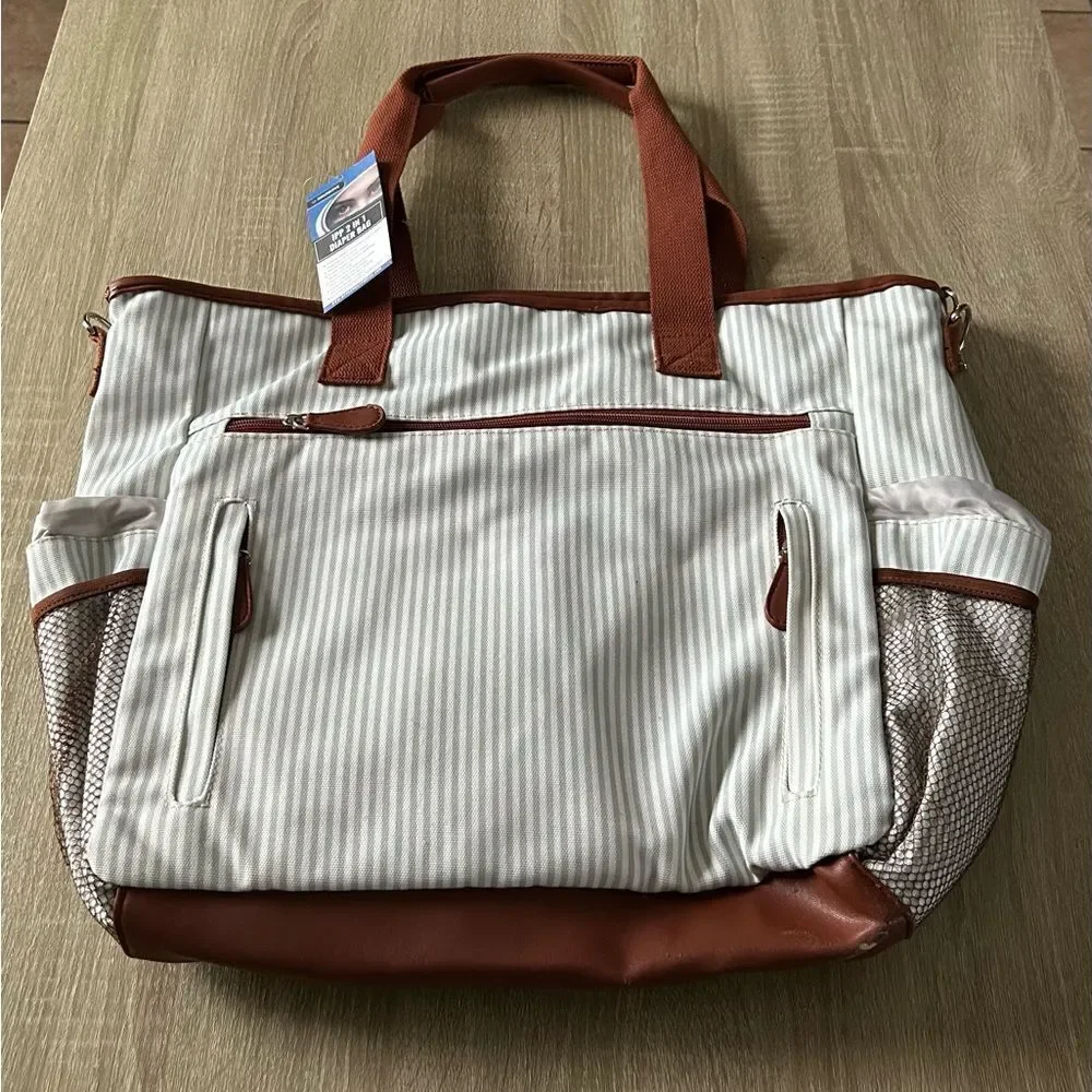 NWT … INNOVATIVE IPP 2 in 1 Diaper Bag With Tabletop Changing Pad